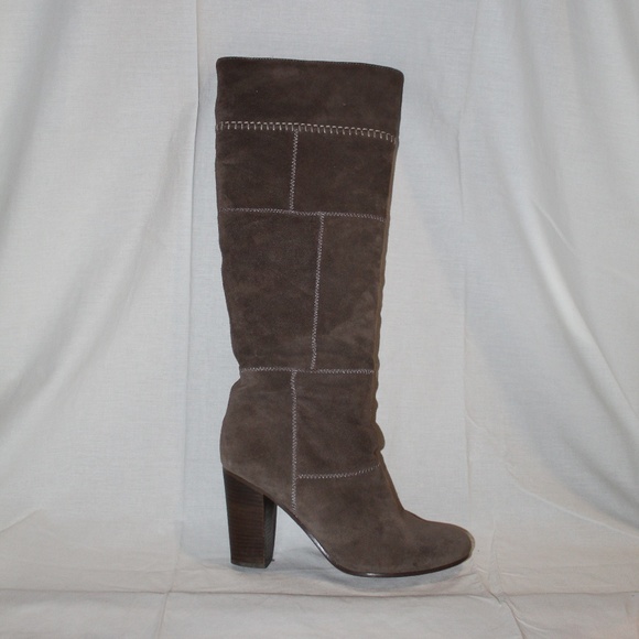Authentic Coach Suede Knee High Boots - Picture 1 of 8